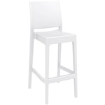 SIESTA MAYA BARSTOOL 75 450 X 510 X 1080MM WHITE