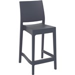 SIESTA MAYA BARSTOOL 65 440 X 500 X 980MM ANTHRACITE