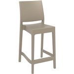 SIESTA MAYA BARSTOOL 65 440 X 500 X 980MM TAUPE