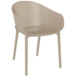 SIESTA SKY CHAIR 540 X 600 X 810MM TAUPE
