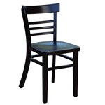 VIENNA CHAIR CHOCOLATE TIMBER SEAT