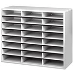 FELLOWES BANKERS BOX LITERATURE SORTER 24 COMPARTMENTS GREY