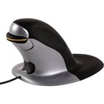 PENGUIN AMBIDEXTROUS VERTICAL MOUSE WIRED LARGE BLACKGREY
