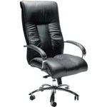 SYLEX BIG BOY EXECUTIVE CHAIR 1LEVER HIGH BACK LEATHER BLACK