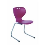 SYLEX MATA CANTILEVER CHAIR 460MM RED