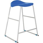 SYLEX TRACT STOOL 500MM HIGH BLUE