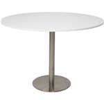 RAPIDLINE ROUND TABLE DISC BASE 1200MM NATURAL WHITESTAINLESS STEEL