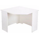 RAPID VIBE CORNER WORKSTATION UNIT 900 X 900 X 600MM WHITE