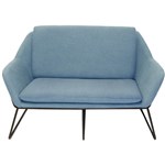 RAPIDLINE CARDINAL LOUNGE CHAIR 2 SEATER LIGHT BLUE