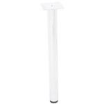 RAPIDLINE ROUND LEG 60 X 705MM WHITE SET 4