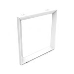 RAPIDLINE LOOP LEG 750 X 105 X 695MM WHITE SET 2
