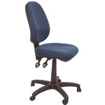 RAPIDLINE EG100CH ERGONOMIC TYPIST CHAIR HIGH BACK SEATBACK TILT NAVY BLUE