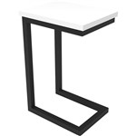 RAPIDLINE ETERNITY SIDE TABLE 600 X 280 X 380MM NATURAL WHITE  BLACK