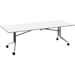 RAPID EDGE FOLDING TABLE 2400 X 1000 X 743MM NATURAL WHITE