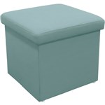 RAPIDLINE FLEXI FOLDABLE OTTOMAN 480 X 480 X 430MM LIGHT BLUE