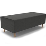 RAPIDLINE FLEXI LOUNGE RETURN SEAT MODULE 1245 X 585 X 430MM CHARCOAL ASH