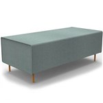 RAPIDLINE FLEXI LOUNGE RETURN SEAT MODULE 1245 X 585 X 430MM LIGHT BLUE