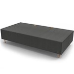 RAPIDLINE FLEXI LOUNGE TRIPLE SEAT MODULE 1830 X 940 X 430MM CHARCOAL ASH