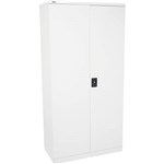 INITIATIVE STATIONERY CUPBOARD 4 SHELVES 2000 X 910 X 450MM WHITE CHINA