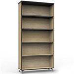 RAPID INFINITY BOOKCASE 1800 X 900 X 315MM NATURAL OAK LAMINATE BLACK EDGING