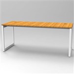 RAPID INFINITY 1 PERSON LOOP LEG SINGLE SIDED WORKSTATION 1500 X 700MM BEECH