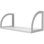 RAPID INFINITY SCREEN HUNG SHELF 600 X 270 X 250MM NATURAL WHITEWHITE