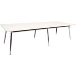 RAPID AIR BOARDROOM TABLE 2400 X 1200MM WHITE