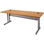 RAPID SPAN C LEG DESK METAL MODESTY PANEL 1800 X 700MM BEECHSILVER