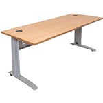 RAPID SPAN DESK METAL MODESTY PANEL 1800 X 700 X 730MM BEECHSILVER