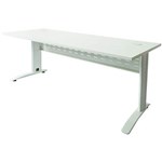RAPID SPAN DESK METAL MODESTY PANEL 1800 X 700 X 730MM WHITEWHITE
