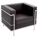 RAPIDLINE SPACE LOUNGE 1 SEAT PU BLACK