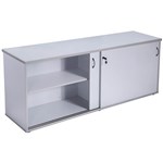 RAPID VIBE CREDENZA SLIDING DOOR LOCKABLE 1200 X 450 X 730MM GREY
