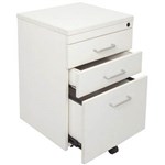 RAPID VIBE MOBILE PEDESTAL 3 DRAWER 690 X 465 X 447MM WHITE