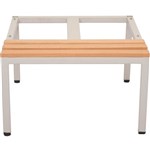 RAPIDLINE SEAT AND STAND 610 X 700 X 350MM SILVER GREYLIGHT OAK