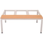 RAPIDLINE SEAT AND STAND 915 X 700 X 350MM SILVER GREYLIGHT OAK