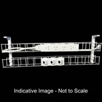 RAPID DUAL TIER CABLE BASKET 1550MM  GPO X 4  DATA TILES X 3  LEAD LENGTH 25M