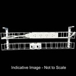RAPID DUAL TIER CABLE BASKET 950MM  GPO X 4  DATA TILES X 2  LEAD LENGTH 15M