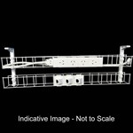RAPID DUAL TIER CABLE BASKET 950MM  GPO X 4  DATA TILES X 3  LEAD LENGTH 15M
