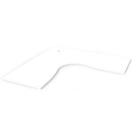 RAPIDLINE SCREEN SCALLOPED CORNER WORKSTATION DESK TOP 1800 X 1800 X 750 NATURAL WHITE