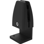 RAPIDLINE SIDE MOUNT CLAMPS TO SUIT ACRYLIC SCREENS 33 X 44 X 92MM BLACK POWDERCOAT FINISH