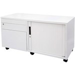 GO STEEL MOBILE CADDY RIGHT HAND 1050 X 460 X 570MM WHITE SATIN