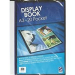 SOVEREIGN DISPLAY BOOK 20 POCKET A3 BLACK