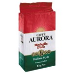 VITTORIA CAFE AURORA ITALIAN BLEND GROUND 1KG BAG