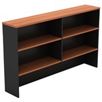 OM OVERHEAD HUTCH 1500 X 325 X 1080MM CHERRYCHARCOAL