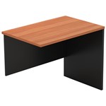 OM DESK RETURN 900 X 450 X 720MM CHERRYCHARCOAL
