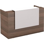SORRENTO RECEPTION COUNTER DESK 1800 X 840 X 1150MM CASNANMARBLE WHITE