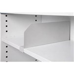 GO STEEL TAMBOUR DOOR CUPBOARD ADDITIONAL CLIP ON SHELF DIVIDER 175MM WHITE CHINA