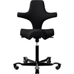 HAG CAPISCO 8106 SADDLE CHAIR BLACK FABRIC