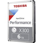 TOSHIBA X300 PERFORMANCE INTERNAL HARD DRIVE 35 INCH 7200RPM 256MB 6TB