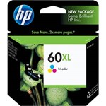 HP CC644WA 60XL INK CARTRIDGE HIGH YIELD TRI COLOUR PACK CYANMAGENTAYELLOW